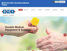 Tablet Screenshot of boardmanmedicalsupply.com